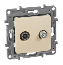 Розетка TV-SAT Legrand Etika слоновая кость 672357