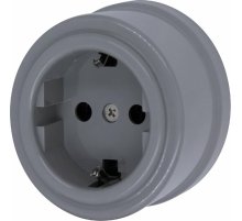 Розетка с заземляющим контактом Bironi Лизетта B1-101-26