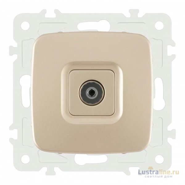 Розетка TV Arte Milano 205.43-1.shampan