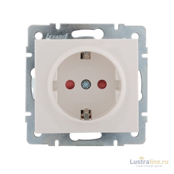 Розетка с защитой от детей Lezard Rain 703-0288-124