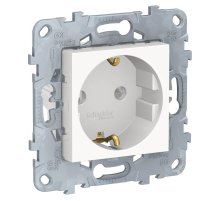 Розетка Schneider Electric Unica New с/з без шторок 16A 250V NU503618