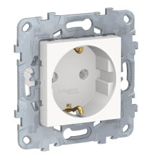 Розетка Schneider Electric Unica New с/з без шторок 16A 250V NU503618