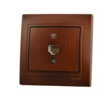 Розетка телефонная евро Lezard Mira 701-0801-137