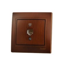 Розетка телефонная евро Lezard Mira 701-0801-137