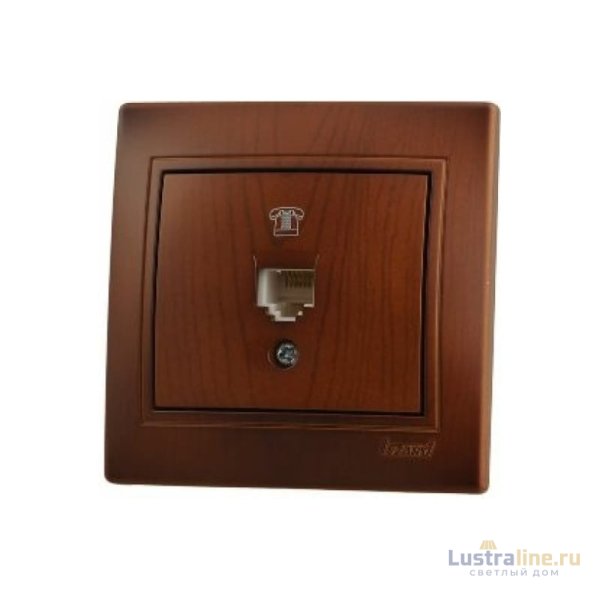 Розетка телефонная евро Lezard Mira 701-0801-137