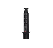 Блок розеток 105S (3 секции и 2 USB) Mebax 00-00000825