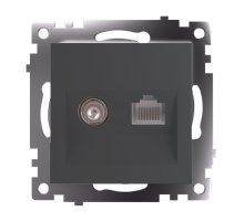 Розетка TV + RJ-45 Stekker Катрин GLS00-7106-06 49417