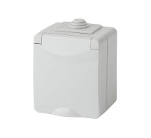 Розетка ЭРА Эксперт 2P E IP65 16A 250V 11-2601-03 Б0035988