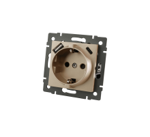 Механизм розетки с USB зарядкой Arlight SCT-MUAC-PL-GD-V (250V, 16A) 049832