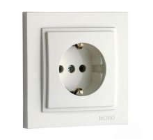 Розетка с заземлением Mono Electric Despina 16А 250В слоновая кость 102-010021-117 Розетка с заземлением Mono Electric Despina 16А 250В слоновая кость 102-010021-117