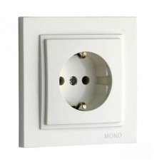 Розетка с заземлением Mono Electric Despina 16А 250В слоновая кость 102-010021-117
