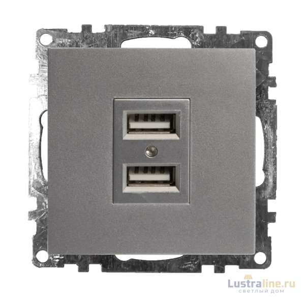 Розетка USB 2-местная Stekker Катрин 39588