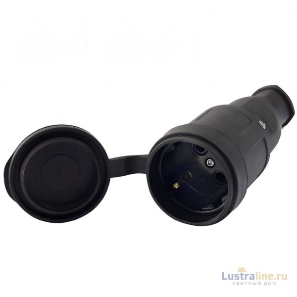 Штепсельный разъем с заглушкой Lezard Каучук 106-0400-0102/102