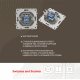 Розетка RJ45 Arte Milano 202.45-1.silver