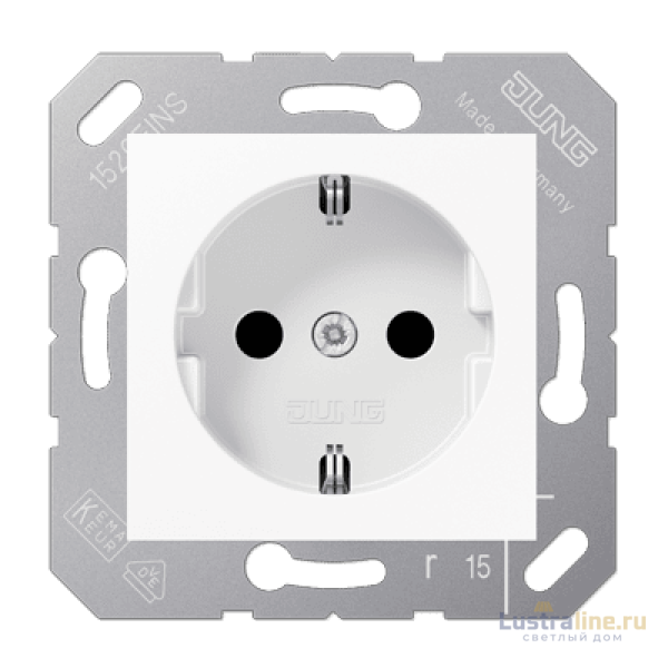Розетка Schuko Jung CD5120BFWW