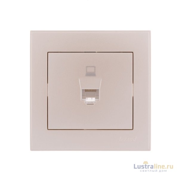 Розетка компьютерная Lezard Rain 703-3030-139