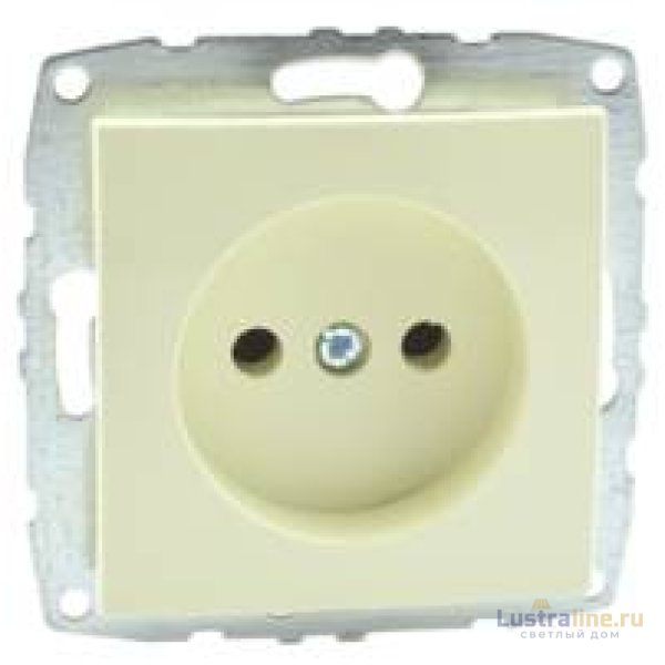 Розетка без земли Mono Electric Despina-Larissa 16А 250В крем 500-001722-116