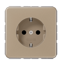 Розетка 2K+З со шторками Jung CD1520KIGB