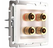 Акустическая розетка Werkel белая W1185001 4690389155536