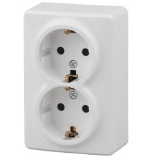 Розетка 2P+E Schuko со шторками Эра 11-2206-01 Б0020694