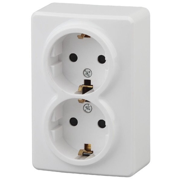 Розетка 2P+E Schuko со шторками Эра 11-2206-01 Б0020694