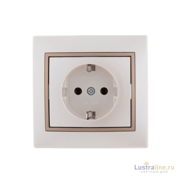 Розетка с/з Lezard Mira 701-3031-122
