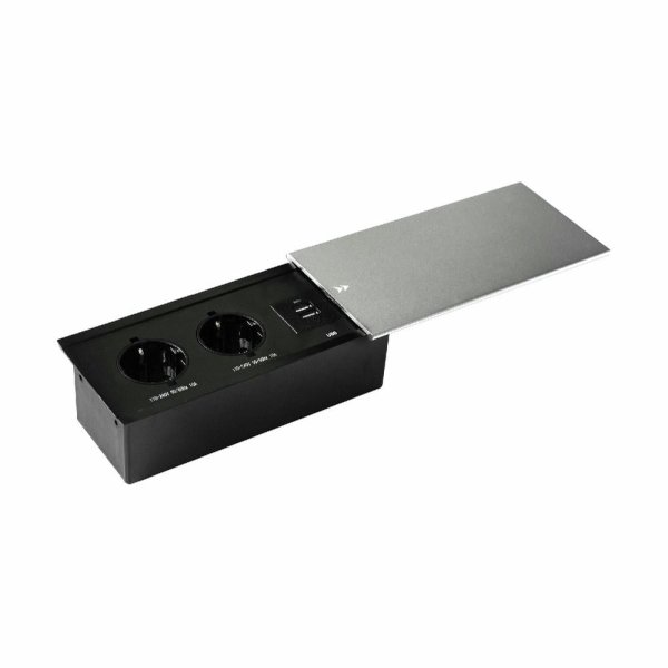 Блок розеток JX (Slide Top) (3 секции с кабелем питания Mebax 00-00002886