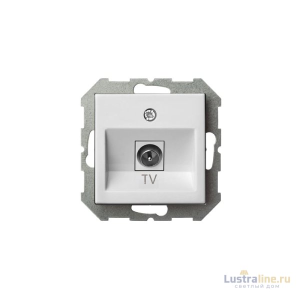 Розетка телевизионная (TV) F-разъем Liregus Epsilon 28-022