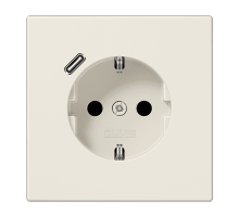 Розетка 2K+З USB Typ C Jung LS1520-18C