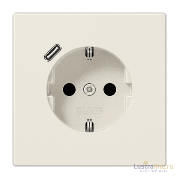Розетка 2K+З USB Typ C Jung LS1520-18C