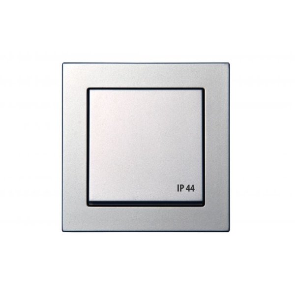 Розетка с заземлением и крышкой Liregus Epsilon 28-1765