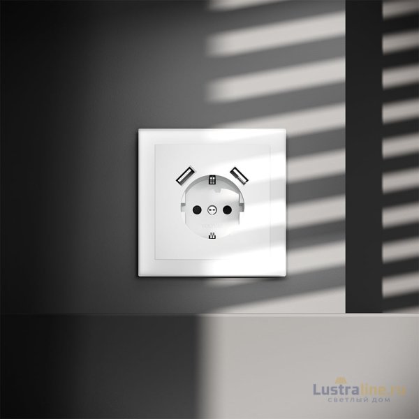 Розетка с USB Voltum S70 VLS040402