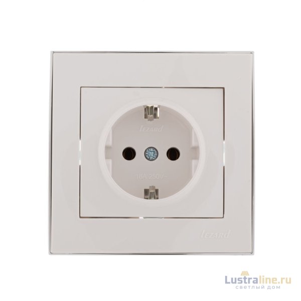 Розетка с/з Lezard Rain 703-0225-122