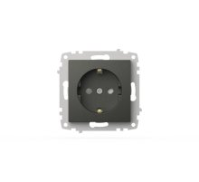 Розетка с заземлением и защитой от детей ELBI Zena Vega 609-011100-243