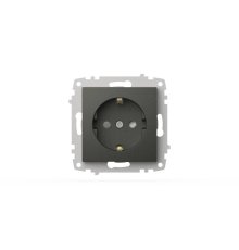 Розетка с заземлением и защитой от детей ELBI Zena Vega 609-011100-243
