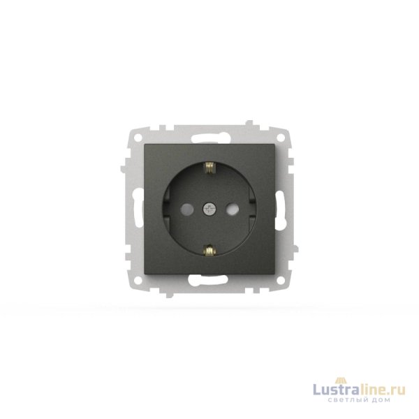 Розетка с заземлением и защитой от детей ELBI Zena Vega 609-011100-243