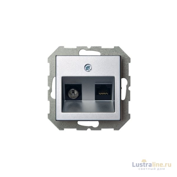 Розетка телевизионная и компьютерная (TV+Rj45) Liregus Epsilon 28-183