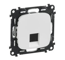 Информационная розетка RJ45 Legrand Valena Allure белая 753740