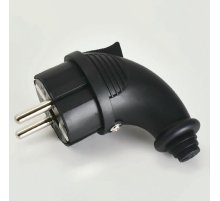 Вилка трехфазная Lezard Каучук 332-0100-0201/201