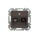 Розетка TV RJ45 Liregus Retro 29-034