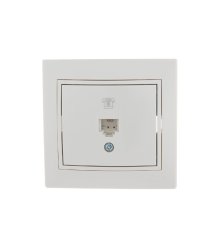 Розетка телефонная евро Lezard Mira 701-0202-137