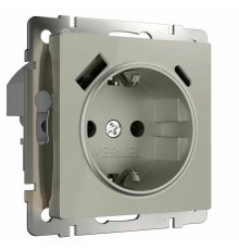 Розетка с/з шторками и USB тип A+C Werkel W1271704 4690389211997 a069465