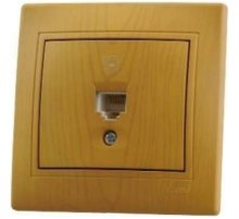 Розетка телефонная евро Lezard Mira 701-0701-137