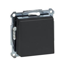 Розетка Schneider Electric Merten System M с крышкой MTN2311-0414