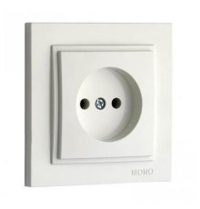 Розетка без земли Mono Electric Despina 16А 250В белый 102-190022-116