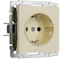 Розетка с заземлением и шторками Werkel 4690389197093 W1171143 a064061