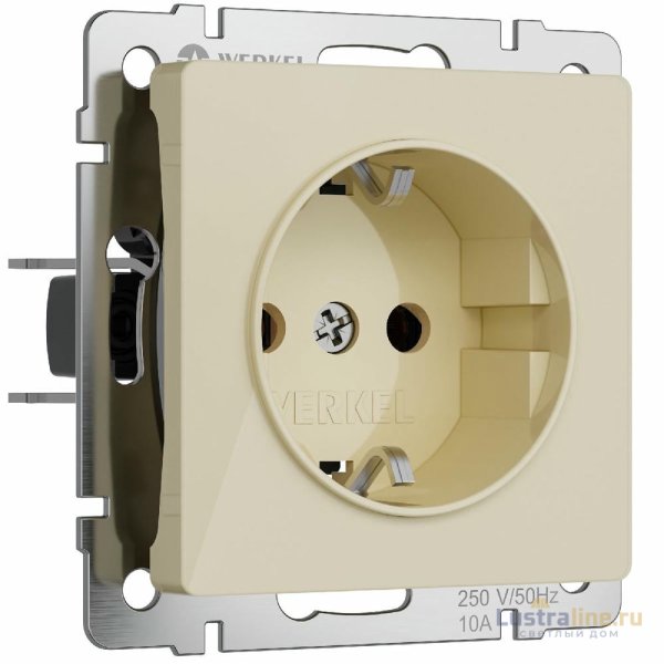 Розетка с заземлением и шторками Werkel 4690389197093 W1171143 a064061
