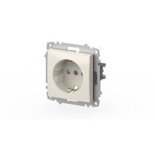 Розетка с заземлением и защитой от детей ELBI Zena Vega 609-010200-243