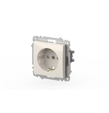 Розетка с заземлением и защитой от детей ELBI Zena Vega 609-010200-243