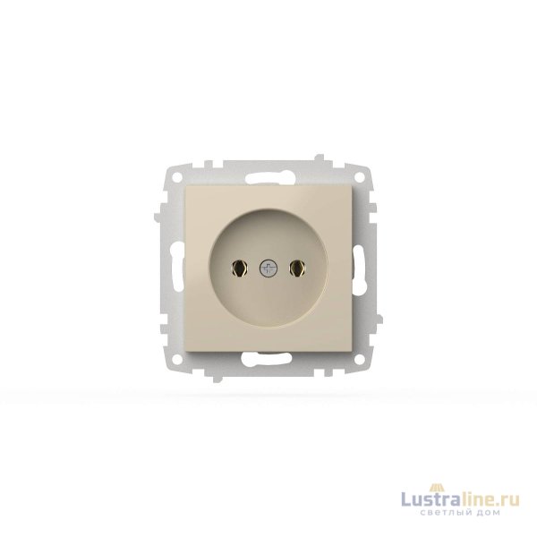 Розетка без заземления ELBI Zena Vega 609-010300-215